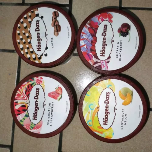 Nhấp để xem toàn màn hình Kem Haagen-Dazs Mini Cup 100ml x 6 Ly photo review